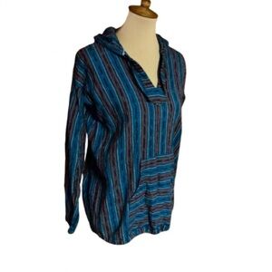 Guatemalan striped hippie chic Baja